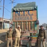 ओवरलोड माल ढोने के अभियोग में 2 ट्रक सीज