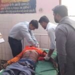 मालगाड़ी की चपेट में आने से कीमैन गम्भीर रूप से घायल