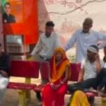 बाइक भिड़ंत में बुजुर्ग की मौत,पत्नी सहित तीन घायल