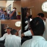 दबंग लेखपाल विवेक यादव ने काश्तकार को तहसीलदार कक्ष में पीटा, युवक को पुलिस हिरासत में बैठाया